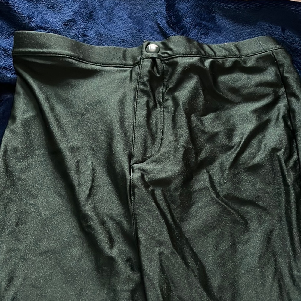 Silky Green Jeans
